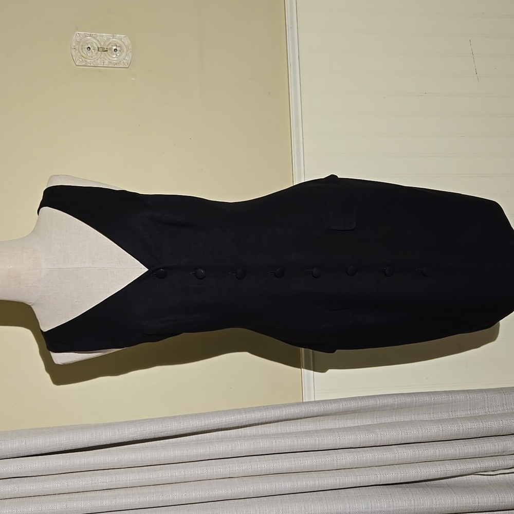 Y2K The Limited Sleeveless Cross-back Black Dress Size 4